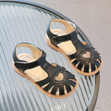 Girls Sandals Summer Fashion Cut Outs Love Baby Girl Shoes Boys Beach Sandals