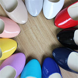 Leather Flat Shoes Pointed Toe Woman Loafers Spring Autumn Casual Shoes Women Flats Candy Color Sweet Flats Plus Size 35-42