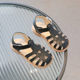 Girls Sandals Summer Fashion Cut Outs Love Baby Girl Shoes Boys Beach Sandals