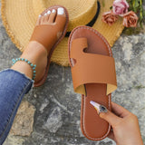 Women Minimalist Thong Sandals  Fashion Flat Sandals Summer Outdoor Beach Vacation Leisure Woman Shoes