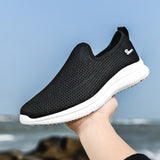 Summer Breathable Man Sneaker Fashionable Running Vulcanize Shoe Mesh Sports Flat Men Loafers