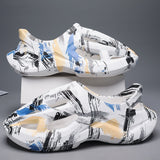 Summer Men Women Slippers Camouflage Platform Outdoor Clogs Shoe Beach Sandals Male Soft EVA Indoor Home Slides Lover Flip Flops