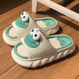 Women's Slippers Summer Four Seasons Indoor Home Sandals and Slippers Cute Cartoon Milk Cow House Slippers Funny Shoes