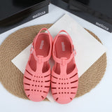 Shoes Closed Toe Sandals Women's Breathable Summer Heels Buckle Suit Female Beige New Fashion Low Girls Gladiator Flat Stra