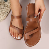 Women Minimalist Thong Sandals  Fashion Flat Sandals Summer Outdoor Beach Vacation Leisure Woman Shoes