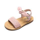 Summer Girls Sandals Cute Bow Ittle Girl Shoes Soft Bottom Infant Kids Beach Sandals SMG248