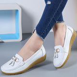 Women Shoes Women Sports Shoes With Low Heels Loafers Slip On Casual SneakerWhite Shoes Female Sneakers Tennis