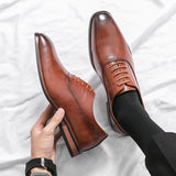 Luxury High Quality Men Shoes Fashion Casual Shoes Male Pointed Oxford Wedding Leather Dress Shoes Men Gentleman Office Shoes