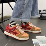 Y2K Shoes summer new women shoes  Spring New Flat Women's Shoes Lace Up Fashion All-match Casual Sports Shoes Zapatos Mujer