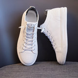 Spring Summer Shoes Women Sneakers Genuine Leather White Shoes Fashion Ladies Sneakers Flat Casual Soft Footwear A3375