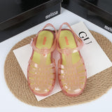 Shoes Closed Toe Sandals Women's Breathable Summer Heels Buckle Suit Female Beige New Fashion Low Girls Gladiator Flat Stra