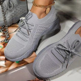 Women Sneaker Casual Shoes Breathable Mesh Lace-up Sneakers Ladies Platform Vulcanized Shoes Women Shoes