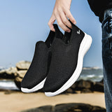 Summer Breathable Man Sneaker Fashionable Running Vulcanize Shoe Mesh Sports Flat Men Loafers