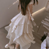 Summer Luxurious Fairy Dress Chain Pearl Bling Bling Jacquard Dress For Girls Sleeveless Sling Slim A-LINE Temperament