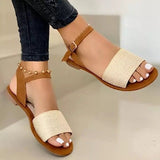 Flat Women Sandals  Summer Women Cross Strap Sandals Fashion Open Toe Elegant Women Shoes Comfortable Sexy Sandals Women