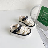 Summer Baby Shoes For Boys Leather Cut-outs Girls Sandals Soft Sole Kids Beach Shoes Fashion Toddler Sandals 15-25