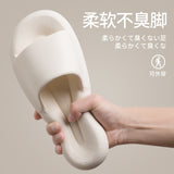 Women Men Slippers Thick Sole Summer Beach Sandals Bathroom Eva Slippers for Home Flip Flops Woman Non-slip Household