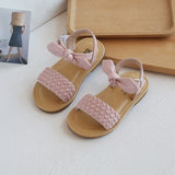 Summer Girls Sandals Cute Bow Ittle Girl Shoes Soft Bottom Infant Kids Beach Sandals SMG248