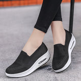 Sneakers Women's Sports Shoes Mesh Breathable Platform Tennis Casual Slip-On Ladies Walking Vulcanized Shoes Zapatillas Mujer