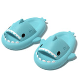 Shark Slippers Soft Beach Cloud Platform Women Indoor Bathroom Slides Summer Mules Outside EVA Men Shoes