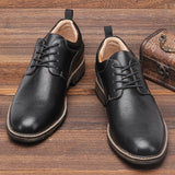 40~46 Casual Shoes Men Fashion Brand Comfortable  Leather Shoes Men #Al726