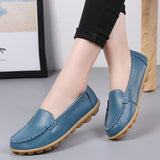 shoes Women Flats Ballet Shoes Woman Cut Out Leather Breathable Moccasins ladies Boat Shoes Ballerina female Casual Shoes