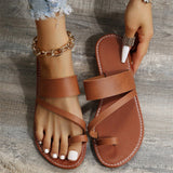 Women Minimalist Thong Sandals  Fashion Flat Sandals Summer Outdoor Beach Vacation Leisure Woman Shoes