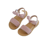 Summer Girls Sandals Cute Bow Ittle Girl Shoes Soft Bottom Infant Kids Beach Sandals SMG248