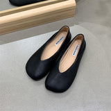 Shoes Woman  Slip-on Shallow Mouth Soft Round Toe Casual Female Sneakers Flats All-Match New Slip On Summer Grandma Dress