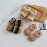 Summer Girls Sandals Cute Bow Ittle Girl Shoes Soft Bottom Infant Kids Beach Sandals SMG248