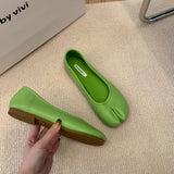 Fashion Split Toe Flats Shoes Women Brand Ballerina Ninja Tabi Cozy Loafers Female Mary Jane Casual Moccasins Ladies Shoes