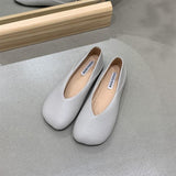 Shoes Woman  Slip-on Shallow Mouth Soft Round Toe Casual Female Sneakers Flats All-Match New Slip On Summer Grandma Dress